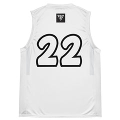 Recycled unisex basketball jersey