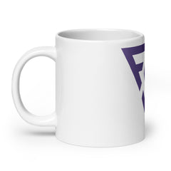 White glossy mug